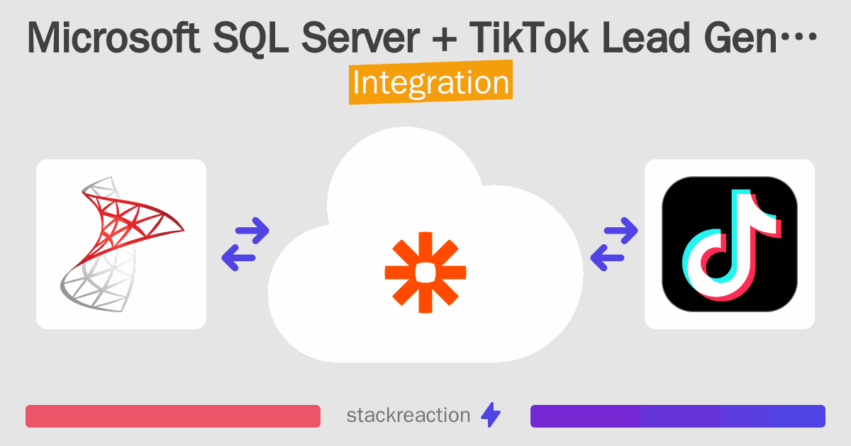Microsoft SQL Server and TikTok Lead Generation Integration