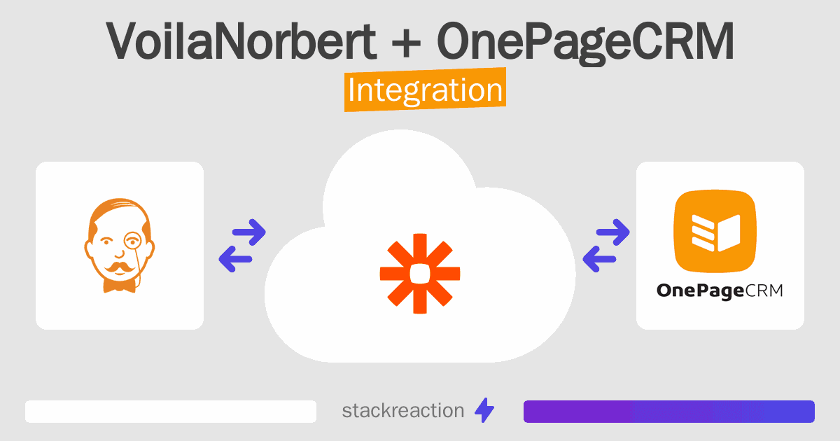 VoilaNorbert and OnePageCRM Integration